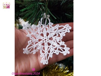 Crochet snowflake 86