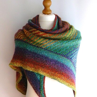 Cascade shawl 9