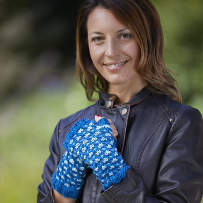 Slip of the Wrist Hand Warmers in Valley Yarns Superwash - 812 - Downloadable PDF