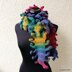 Easy Crochet Scarf Multicolor Carnival