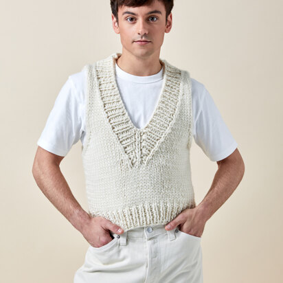 Made with Love - Tom Daley Admire XXL Vest Knitting Kit
