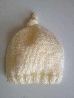 Knot Top Baby Hat