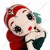 Pin-up redhead doll