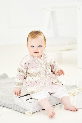 Cardigans in Stylecraft Bambino Prints DK - 9746 - Downloadable PDF