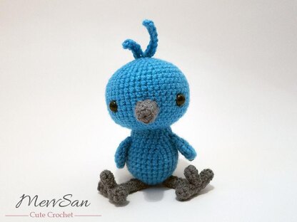 Amigurumi Woodland Critter Bluebird