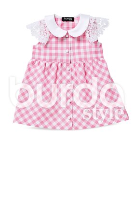 Burda Style Baby Collar Dress and Panties B9357 - Paper Pattern, Size 3M-2