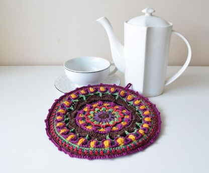 Kaleidoscope Mandala Potholder