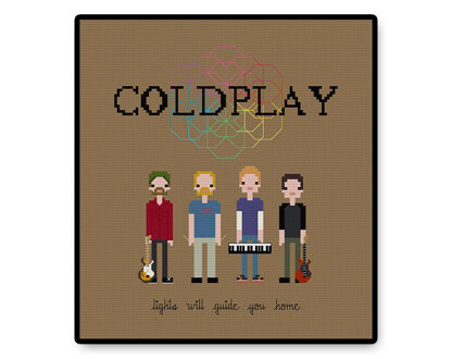 Coldplay - PDF Cross Stitch Pattern