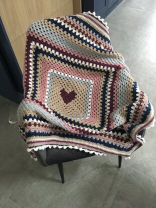 Sweetheart Granny Blanket