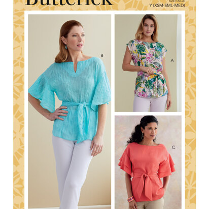 Butterick Damentop und Schärpe B6685 - Schnittmuster