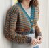 Stripy Cropped Cardigan