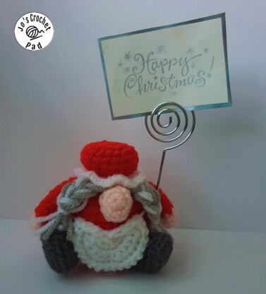 Mrs Claus Gnome Crochet Pattern