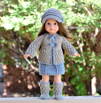 Crochet 2025 doll jacket