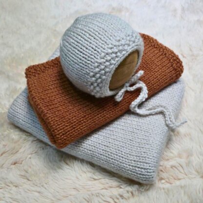 Seed Stitch Baby Blanket