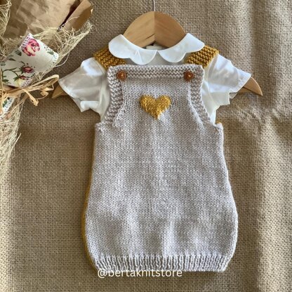 Little Heart Dress Knitting Pattern