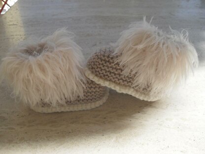 Baby Girl Snow Booties