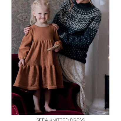 Seea Knitted Dress in Novita - 0070008 - Downloadable PDF - knitting pattern