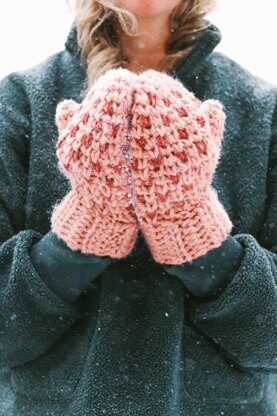 Knit-Look Morning Mittens