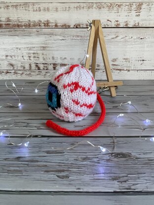 Eyeball Chocolate Orange Cover Knitting Pattern