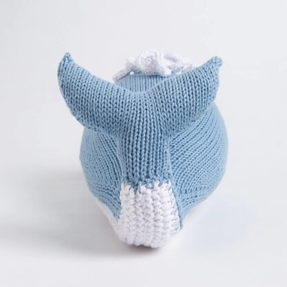 Watson Whale in Wool Couture Cotton Candy- Downloadable PDF