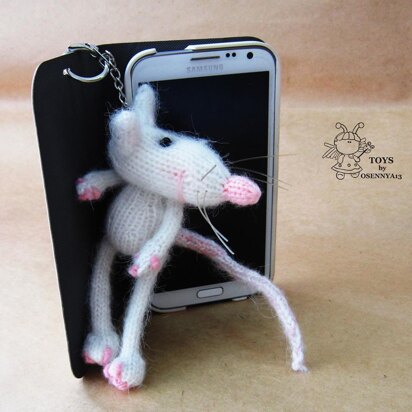 Keychain small rat