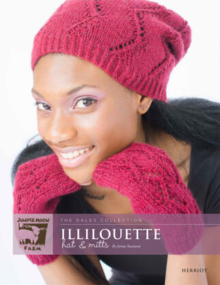 Illilouette Hat & Mitts Set in Juniper Moon Herriot