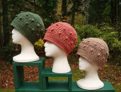 Popcorn Stitch Beanies - PA-101c