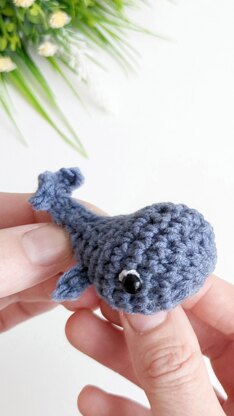 No sew crochet whale pattern, easy crochet whale amigurumi pattern