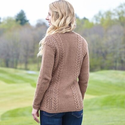 702 Embla Cardigan - Knitting Pattern for Women in Valley Yarns Northampton