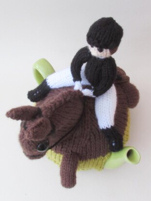 Dressage Horse and Rider Tea Cosy