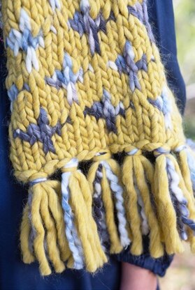 Lonsdale Scarf in Berroco Macro & Coco - Downloadable PDF