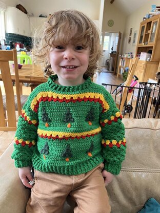 Granny Spruce Child Sweater