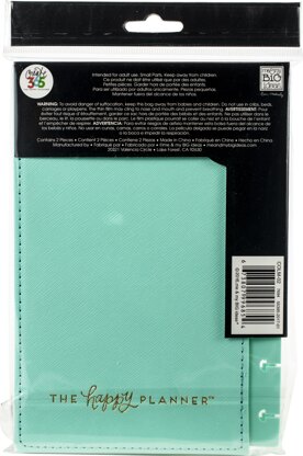 Happy Planner Mini Snap-In Hard Planner Cover 7.5"X5.5" - Turquoise Big Plans