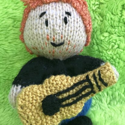 Ed Sheeran choc orange cover / toy