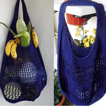 Market Bag in Cotton-Viscose