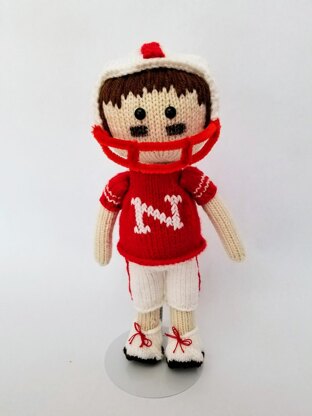 Knit Football Player