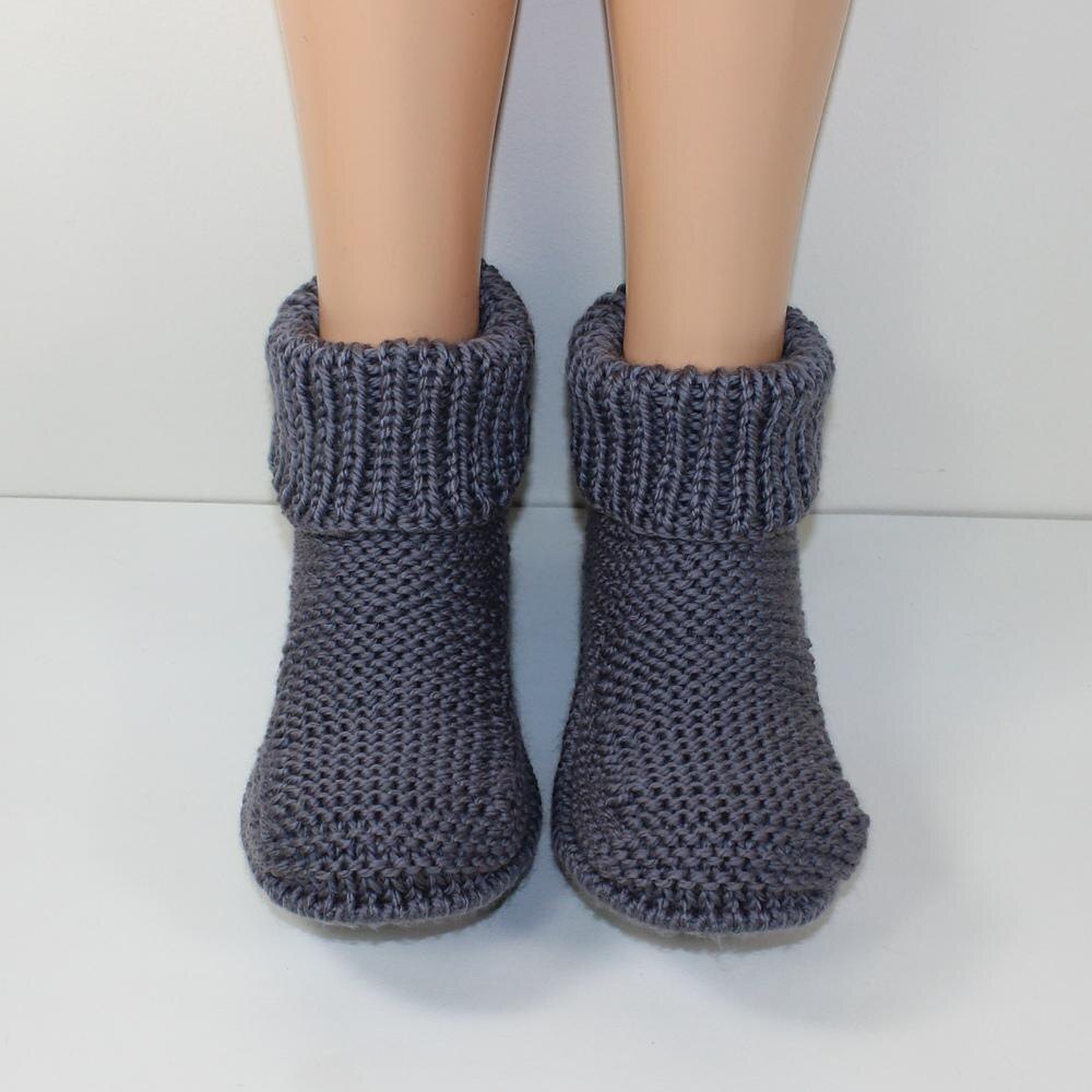 Fred s Boots Mens Slippers Knitting pattern by madmonkeyknits