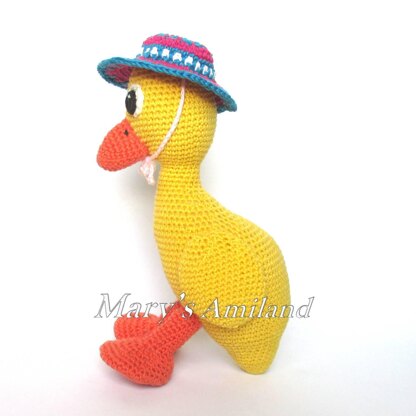 Dora Duck The Ami - Amigurumi Crochet Pattern - Digital Download