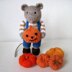 Pip the Mouse and pumpkins - Halloween