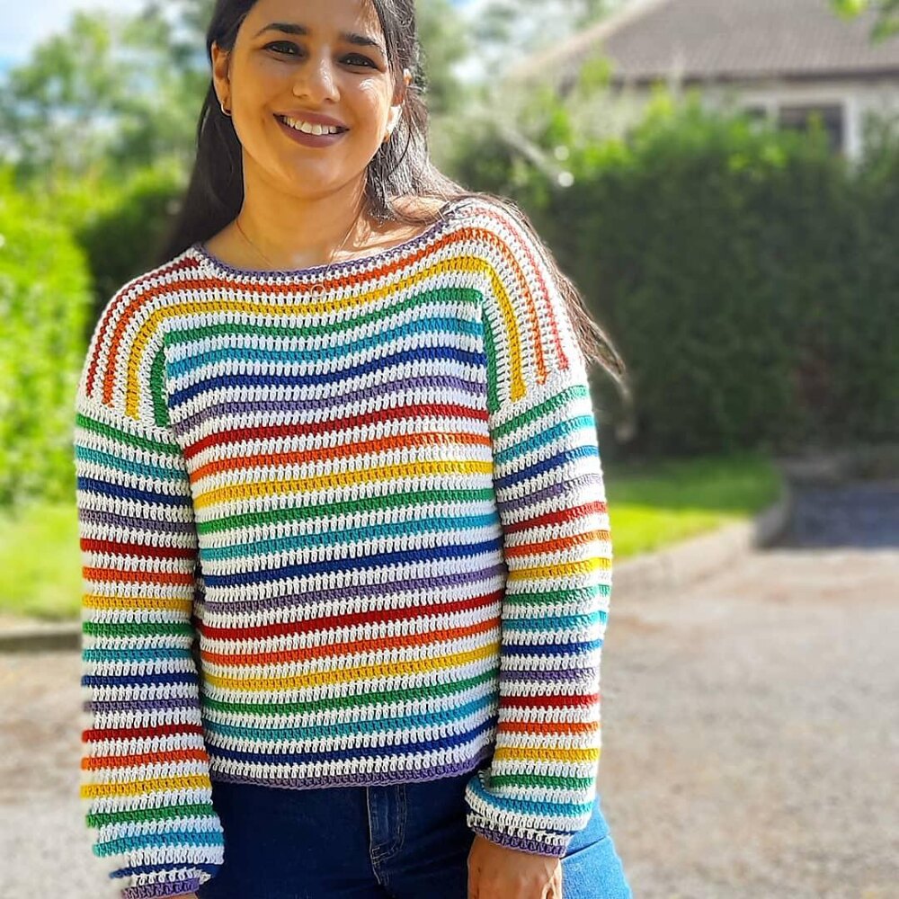 Sparkly store rainbow jumper