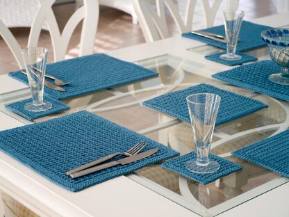 Trevarren Placemat Set Knitting Pattern
