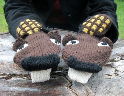Busy Beaver Mittens