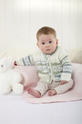 Jacket, Waistcoat and Cardigan in King Cole Cherish DK - P6003 - Leaflet