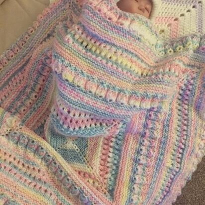 SUMMER RAINBOW baby blanket