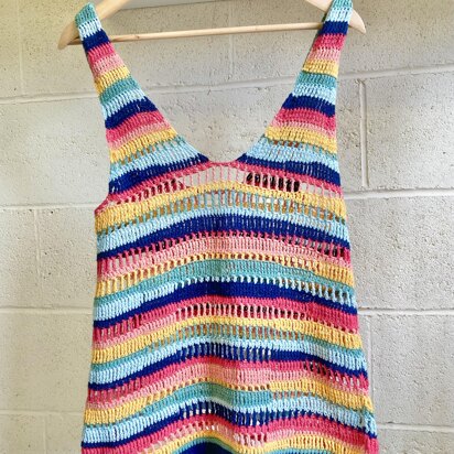 Crochet Ladder Vest Top