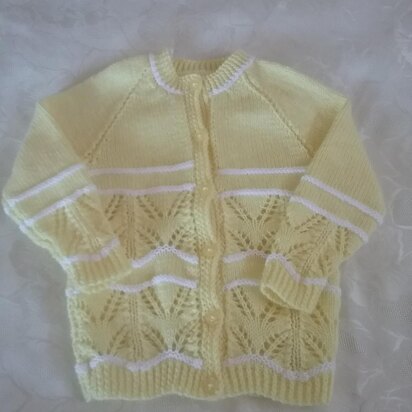 Lemon lace cardigan