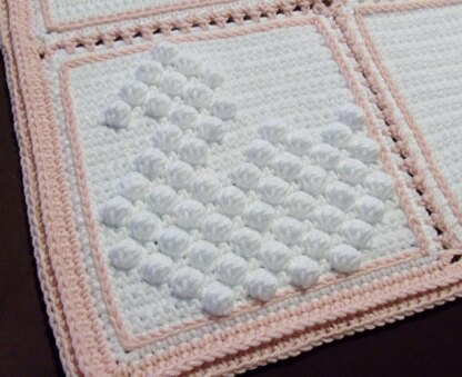 Blanket with Swan Bobble