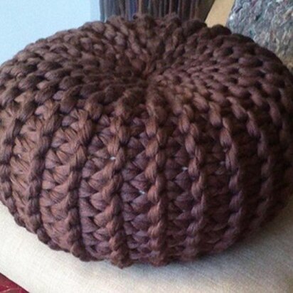 Knitted Pouf Floor Cushion
