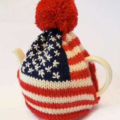 Amercian Flag Tea Pot Cosy