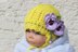 Pansy Baby Hat